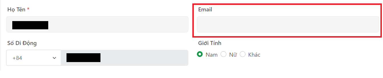 Hướng dẫn lấy mã OTP bằng email
