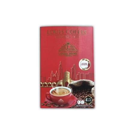 Louis Coffee - Cà phê Nhân Sâm (20 gói x 24 gram)